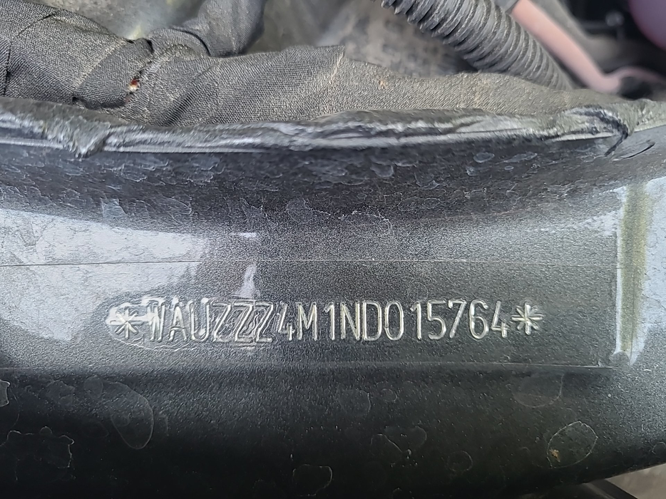Zdjęcie numeru VIN