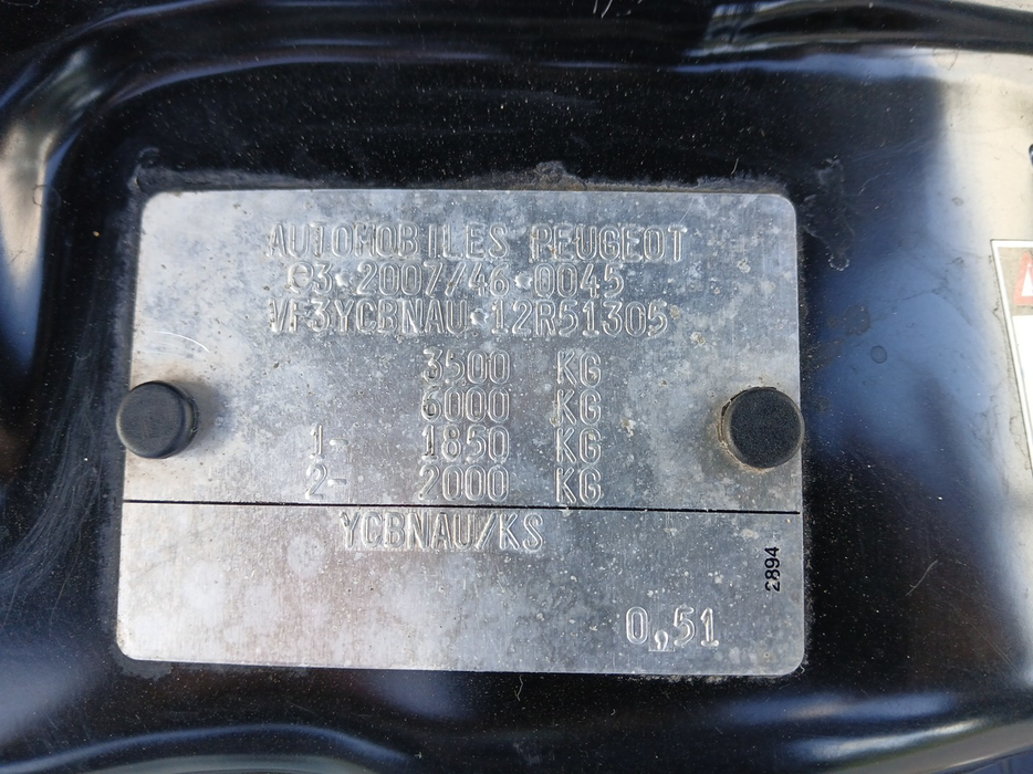 Zdjęcie numeru VIN