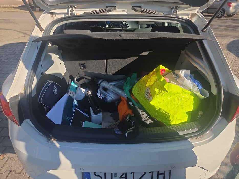 Zdjęcie przestrzeni bagażowej