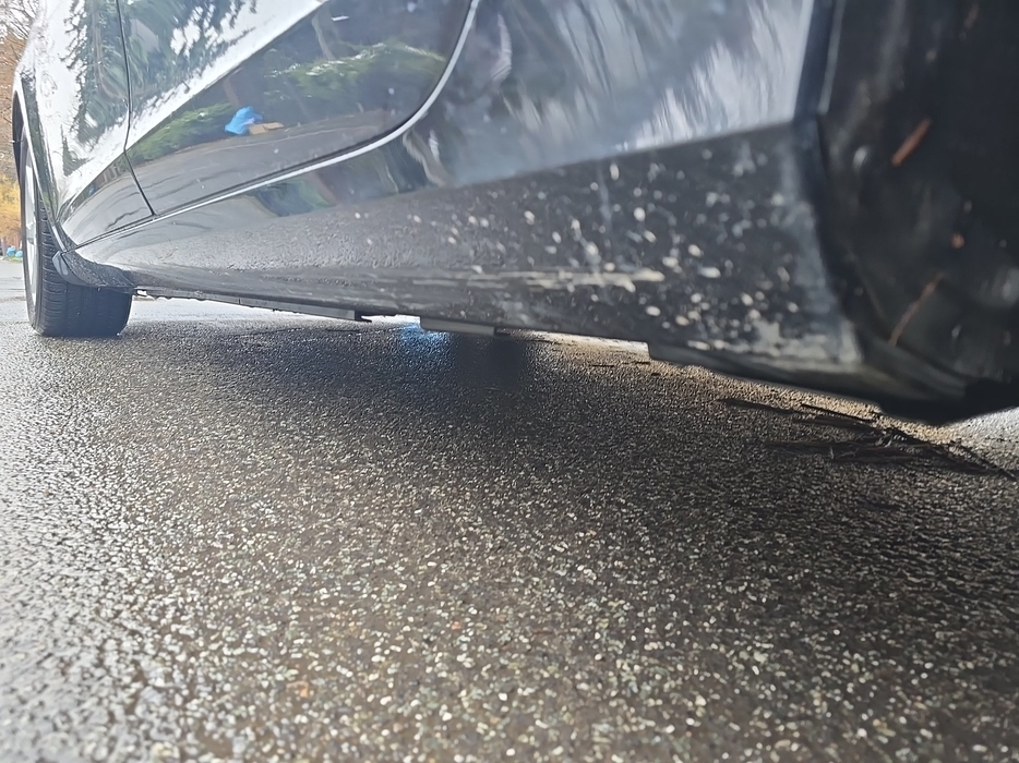 Zdjęcie progu tylnego lewego od dołu po przekątnej