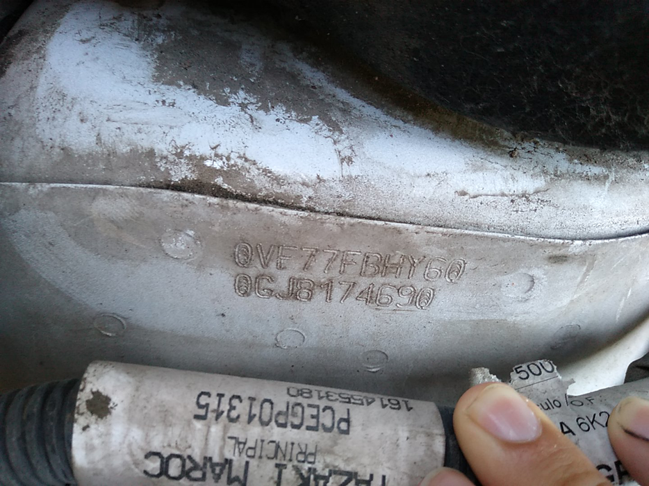 Zdjęcie numeru VIN