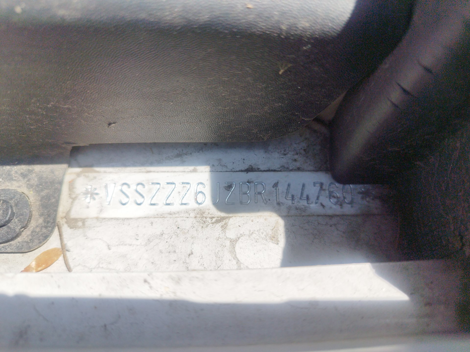 Zdjęcie numeru VIN