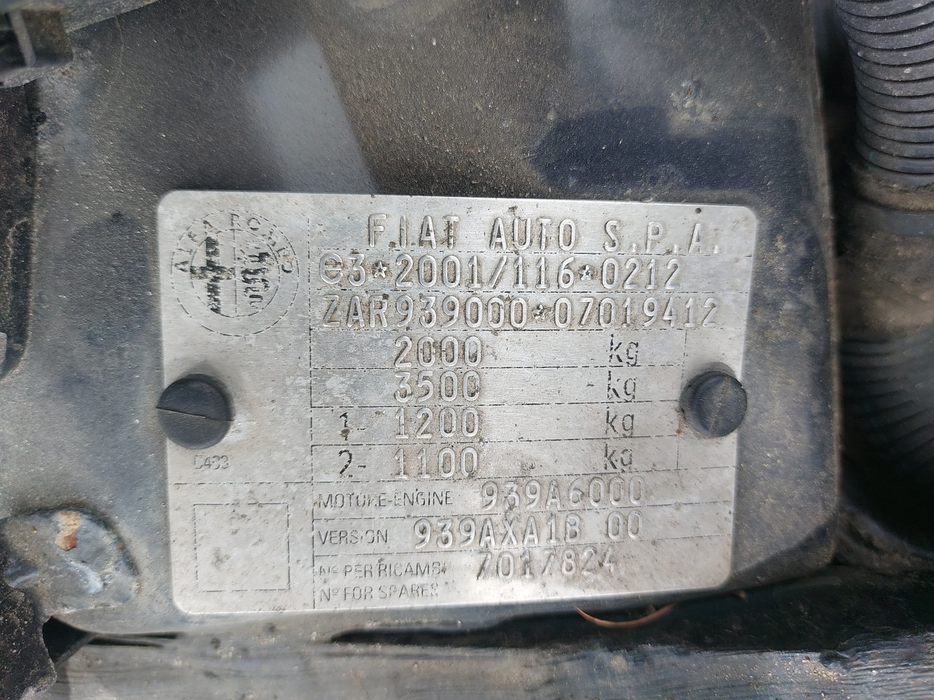 Zdjęcie numeru VIN