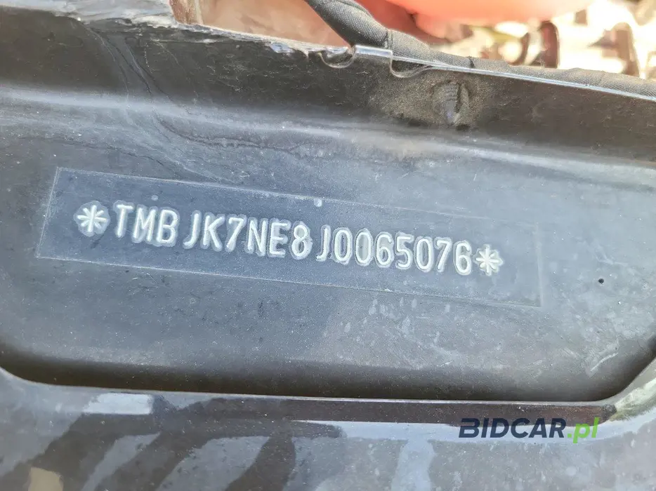 Zdjęcie numeru VIN