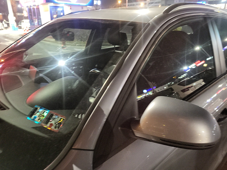 Zdjęcie słupka A lewego