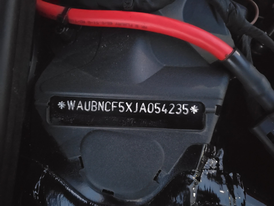 Zdjęcie numeru VIN