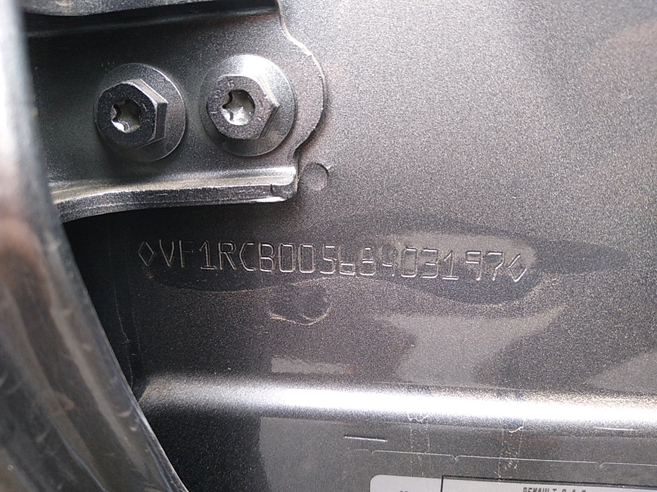 Zdjęcie numeru VIN