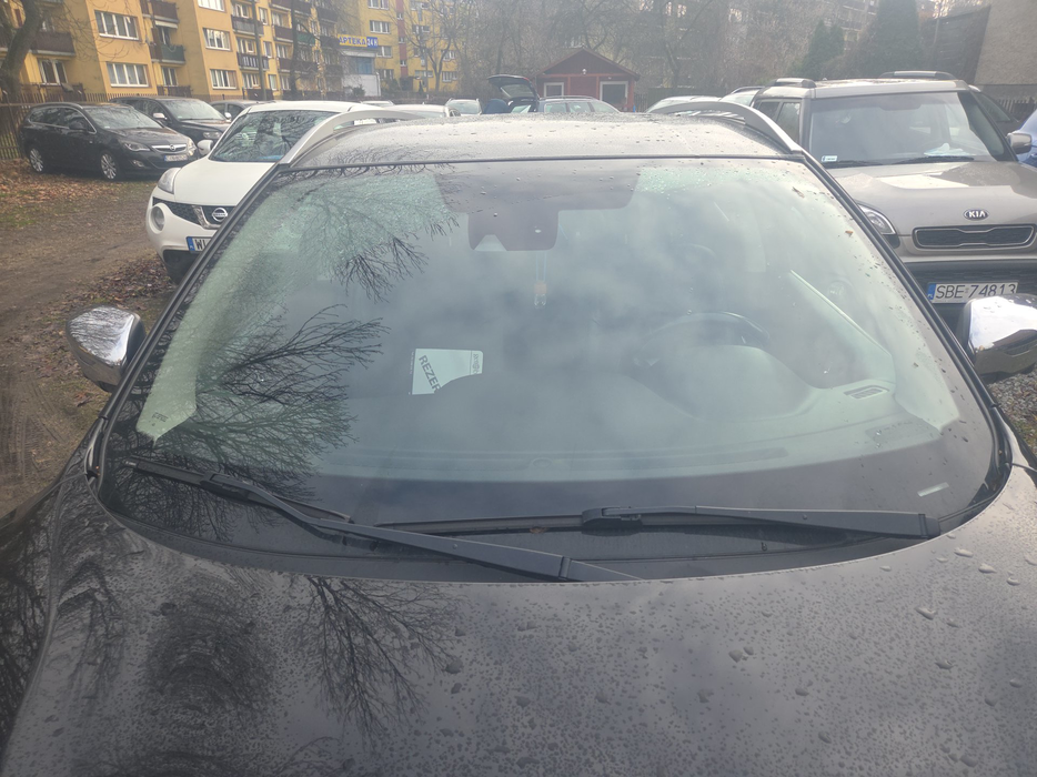 Zdjęcie szyby czołowej - zdjęcie ogólne