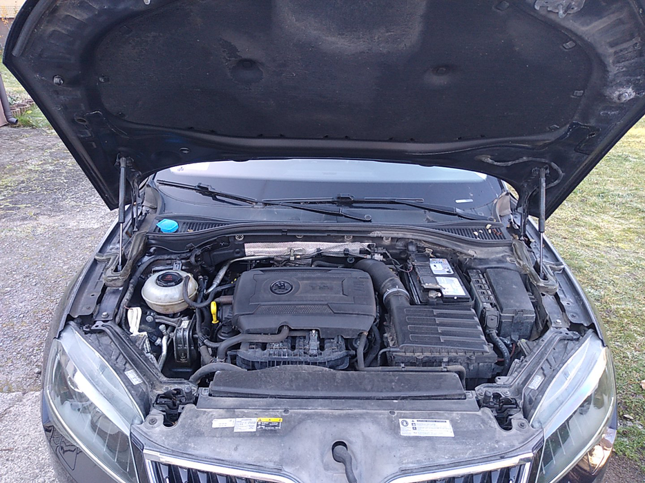 Zdjęcie wnętrza komory silnika