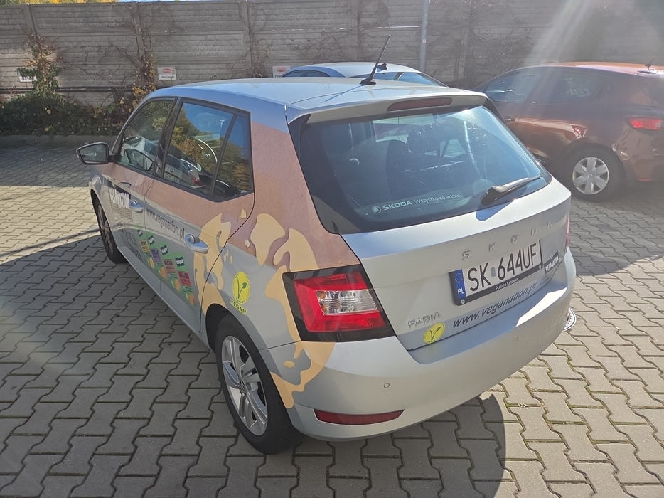 Zdjęcie po ukosie, lewy tył