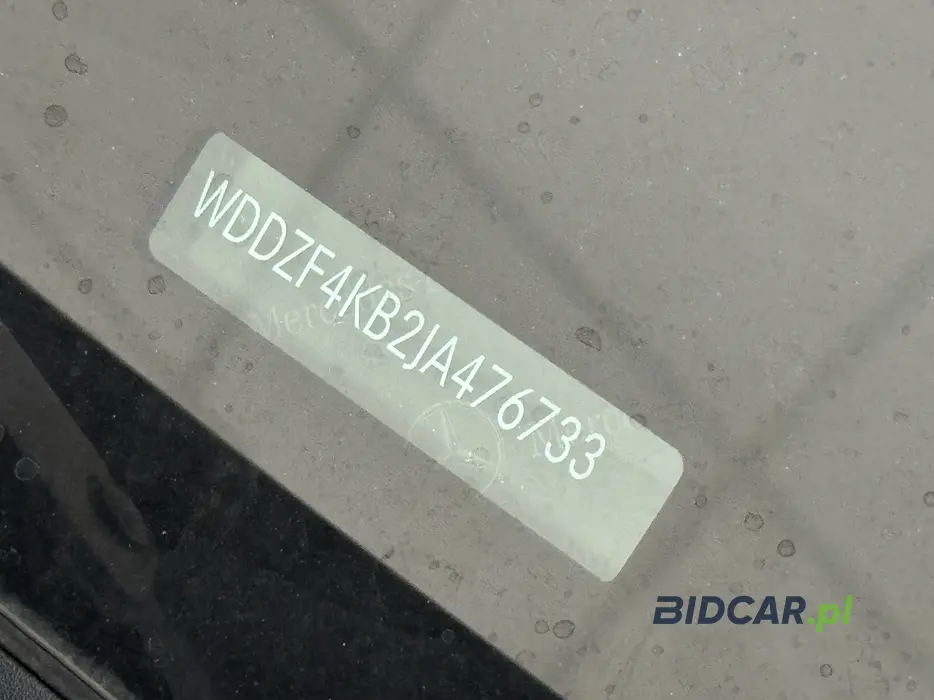 ZdjÄ™cie numeru VIN