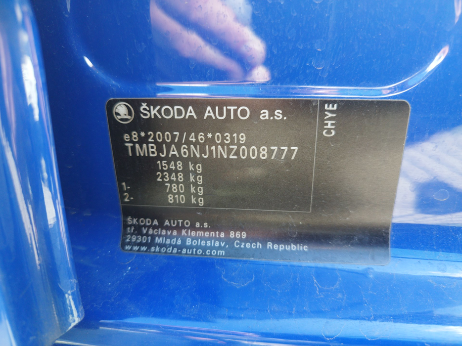 Zdjęcie numeru VIN