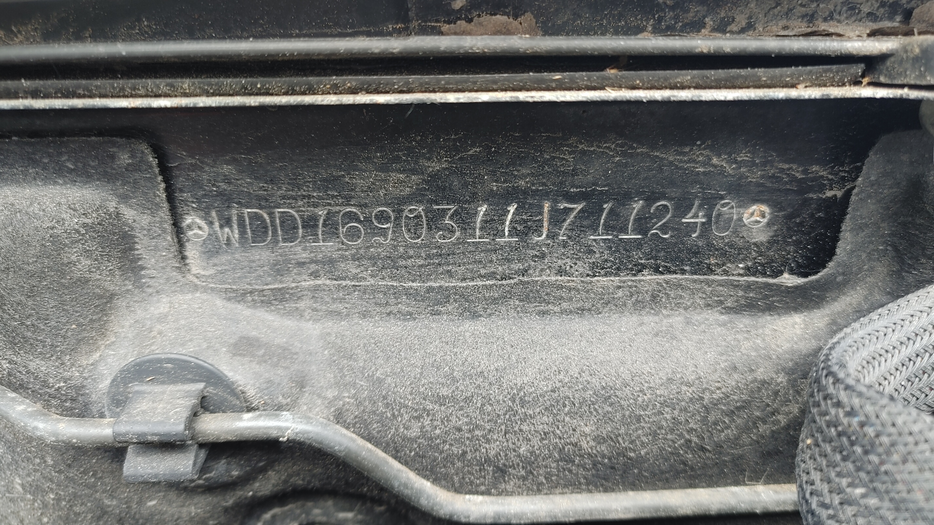 Zdjęcie numeru VIN