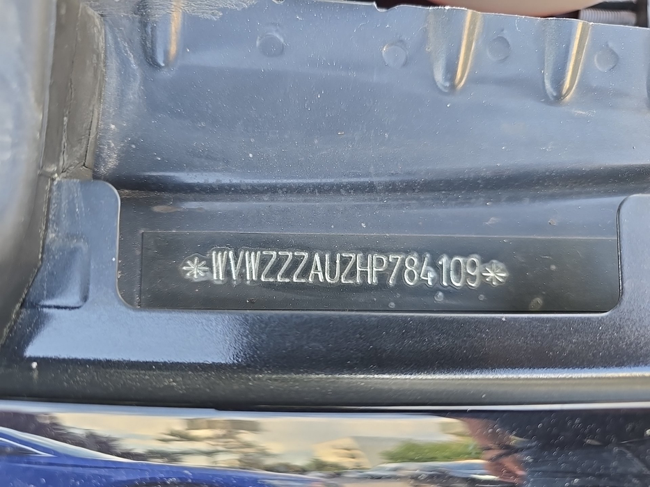 Zdjęcie numeru VIN