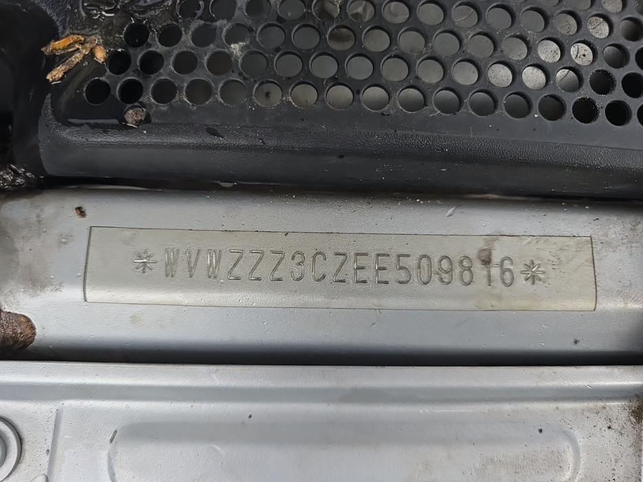 Zdjęcie numeru VIN