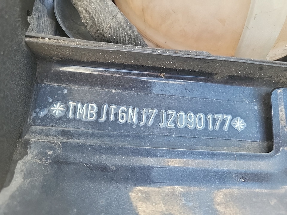 Zdjęcie numeru VIN