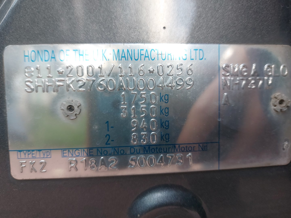 Zdjęcie numeru VIN