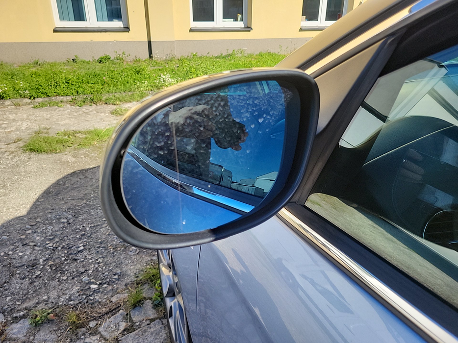 Zdjęcie zwierciadła lusterka lewego