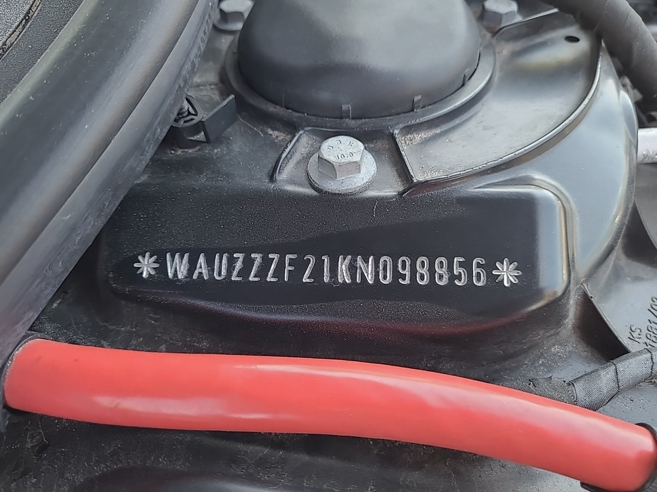 Zdjęcie numeru VIN