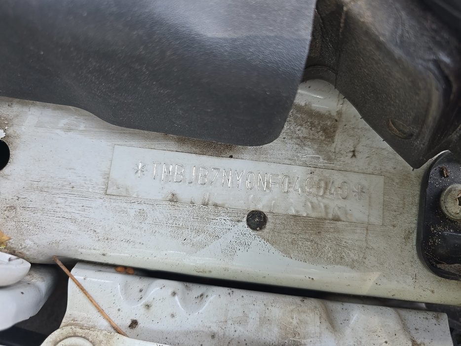 Zdjęcie numeru VIN