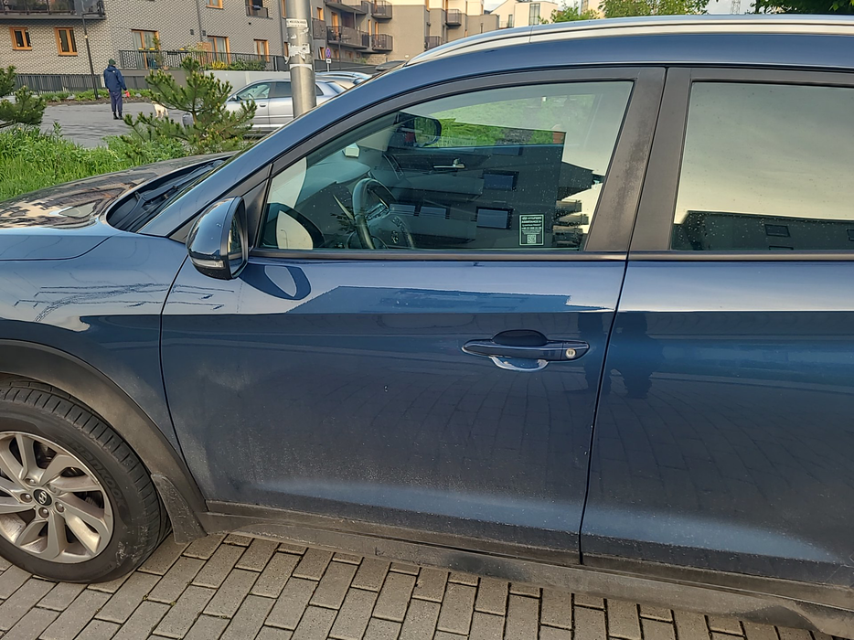 Zdjęcie drzwi przednich lewych wraz z szybą