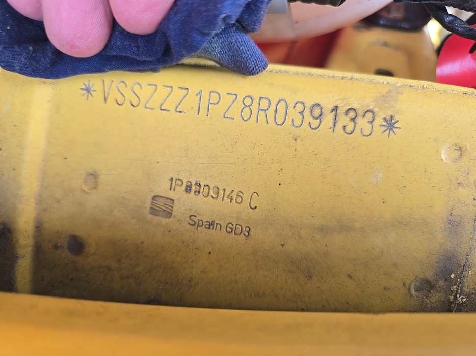 Zdjęcie numeru VIN