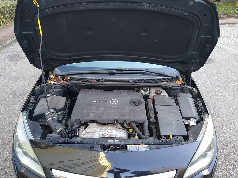 Zdjęcie wnętrza komory silnika