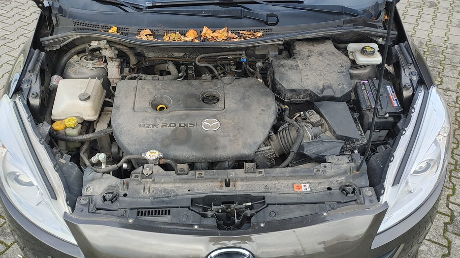 Zdjęcie wnętrza komory silnika